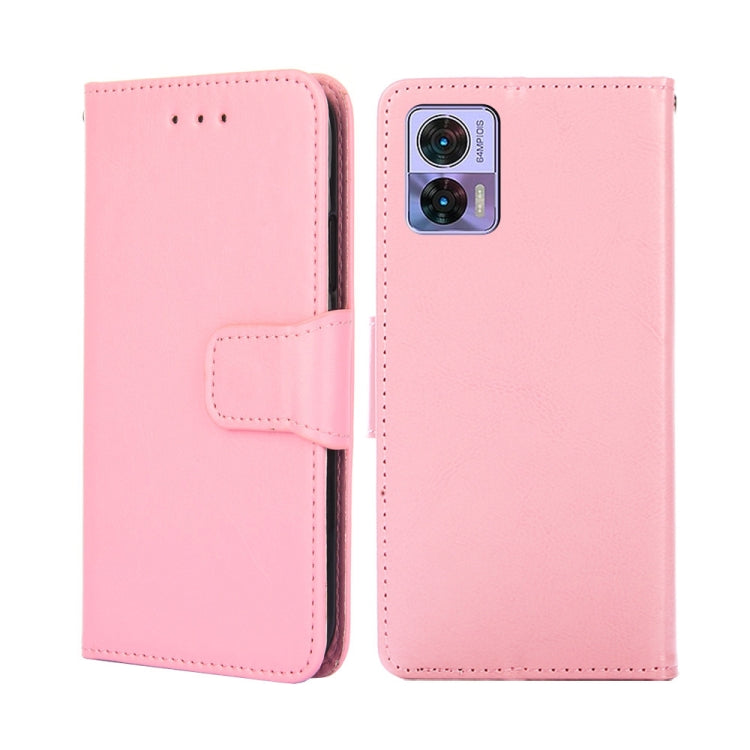 Crystal Texture Leather Phone Case, For Motorola Edge 30 Neo, For Motorola Edge 2022, For Motorola Edge S30 Pro 5G/Edge 30 Fusion, For Motorola Edge X30 Pro 5G/Edge 30 Ultra