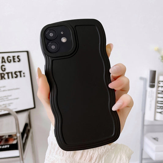 Wave Edge Silicone Phone Case, For iPhone 12, For iPhone 12 Pro, For iPhone 12 Pro Max, For iPhone 11