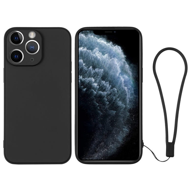 Silicone Phone Case with Wrist Strap, For iPhone 11 Pro Max
