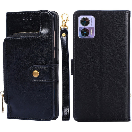 Zipper Bag Flip Leather Phone Case, For Motorola Edge 30 Neo, For Motorola Edge 2022, For Motorola Edge S30 Pro 5G, For Huawei Mate 50, For Huawei Mate 50 Pro, For Motorola Edge X30 Pro 5G / Edge 30 Ultra