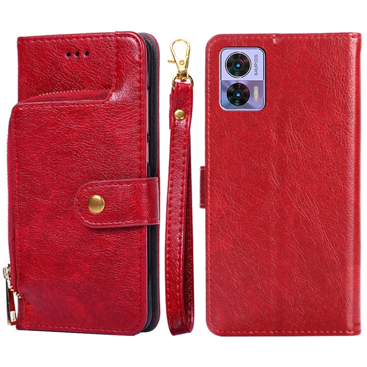 Zipper Bag Flip Leather Phone Case, For Motorola Edge 30 Neo, For Motorola Edge 2022, For Motorola Edge S30 Pro 5G, For Huawei Mate 50, For Huawei Mate 50 Pro, For Motorola Edge X30 Pro 5G, For Sony Xperia 5 IV, For Samsung Galaxy A23e / A22e