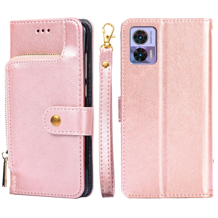 Zipper Bag Flip Leather Phone Case, For Motorola Edge 30 Neo, For Motorola Edge 2022, For Motorola Edge S30 Pro 5G, For Huawei Mate 50, For Huawei Mate 50 Pro, For Motorola Edge X30 Pro 5G, For Sony Xperia 5 IV, For Samsung Galaxy A23e / A22e