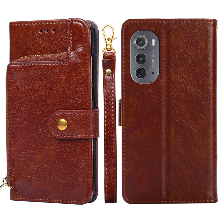 Zipper Bag Flip Leather Phone Case, For Motorola Edge 30 Neo, For Motorola Edge 2022, For Motorola Edge S30 Pro 5G, For Huawei Mate 50, For Huawei Mate 50 Pro, For Motorola Edge X30 Pro 5G, For Sony Xperia 5 IV, For Samsung Galaxy A23e / A22e