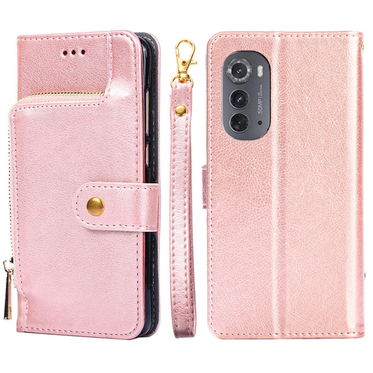 Zipper Bag Flip Leather Phone Case, For Motorola Edge 30 Neo, For Motorola Edge 2022, For Motorola Edge S30 Pro 5G, For Huawei Mate 50, For Huawei Mate 50 Pro, For Motorola Edge X30 Pro 5G, For Sony Xperia 5 IV, For Samsung Galaxy A23e / A22e