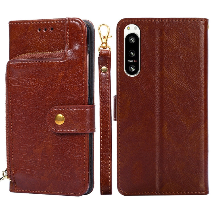 Zipper Bag Flip Leather Phone Case, For Motorola Edge 30 Neo, For Motorola Edge 2022, For Motorola Edge S30 Pro 5G, For Huawei Mate 50, For Huawei Mate 50 Pro, For Motorola Edge X30 Pro 5G, For Sony Xperia 5 IV, For Samsung Galaxy A23e / A22e