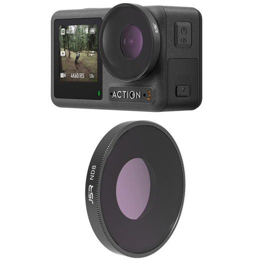 JSR LS Lens Filter For DJI Osmo Action 3 / GoPro Hero11 Black / HERO10 Black / HERO9 Black, ND8, ND16, ND32, ND64, ND1000, ND8PL, ND16PL, ND32PL, ND64PL