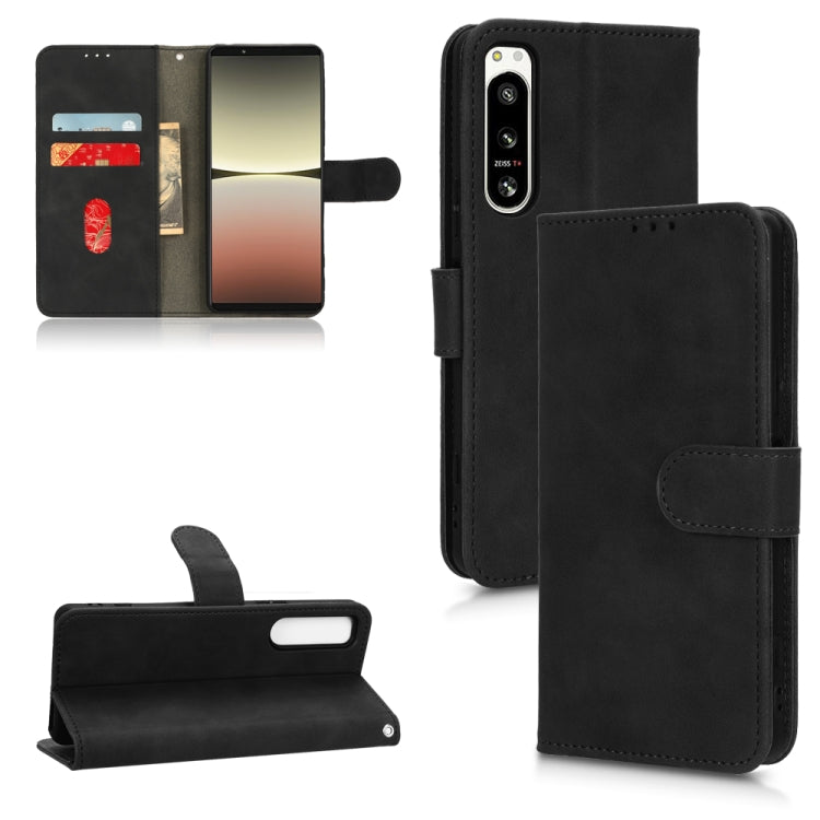 Skin Feel Magnetic Flip Leather Phone Case, For Samsung Galaxy A04 4G, For Samsung Galaxy A23e 5G / A23 5G / A23s JP Version, For Sony Xperia 5 IV, For OnePlus 10T 5G, For ZTE Blade A72 5G