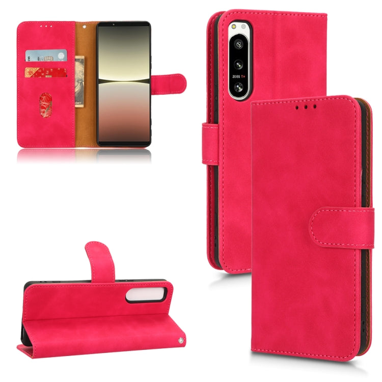 Skin Feel Magnetic Flip Leather Phone Case, For Samsung Galaxy A04 4G, For Samsung Galaxy A23e 5G / A23 5G / A23s JP Version, For Sony Xperia 5 IV, For OnePlus 10T 5G, For ZTE Blade A72 5G