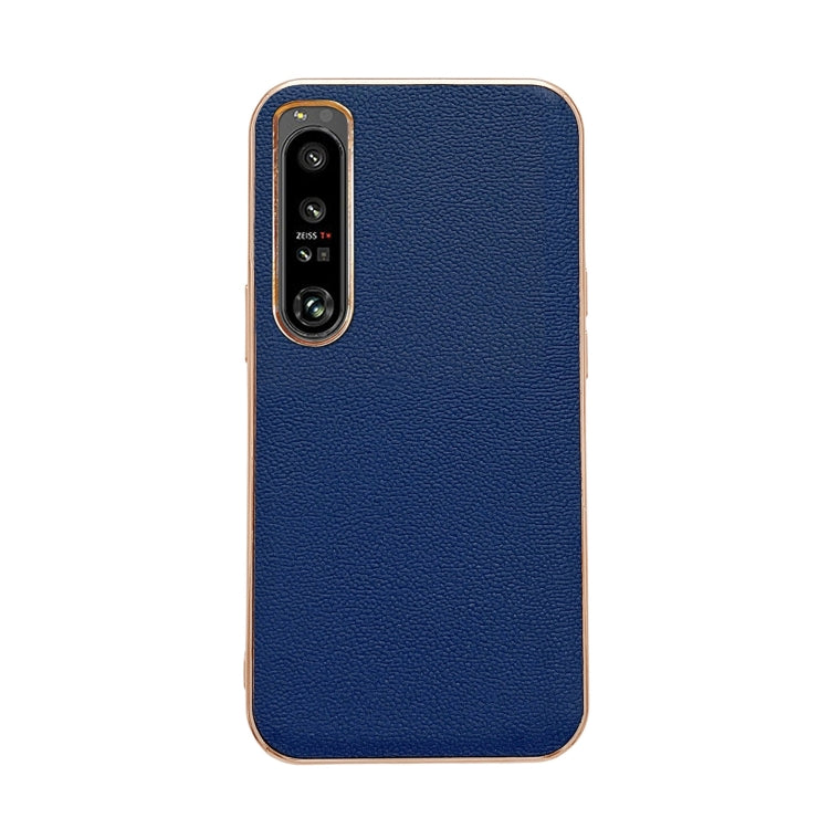 Genuine Leather Luolai Series Nano Plating Phone Case