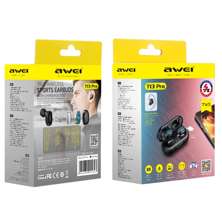 awei T13 Pro Bluetooth V5.1 Sports Headset, T13Pro