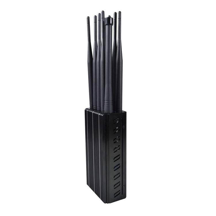 JAX-121A-10B 2G/3G/4G/WIFI/GPS/LOJACK 10 Antennas Mobile Signal Jammer, JAX-121A-10B