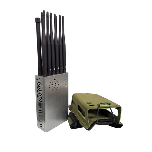 JAX-121A-12A 2G/3G/4G/5.8G/WIFI/GPS/LOJACK Mobile Signal Jammer with Remote Control, JAX-121A-12A