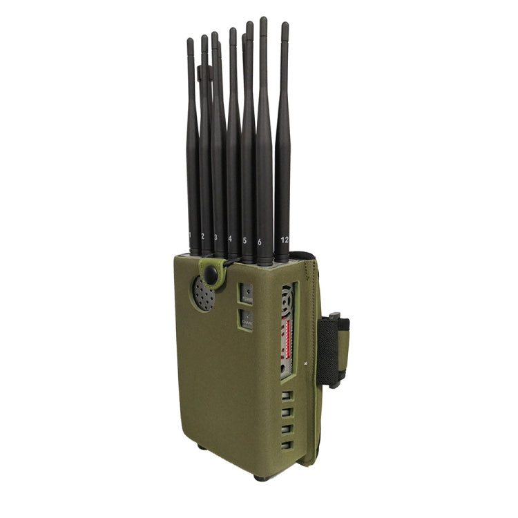 JAX-121A-12A 2G/3G/4G/5.8G/WIFI/GPS/LOJACK Mobile Signal Jammer with Remote Control, JAX-121A-12A