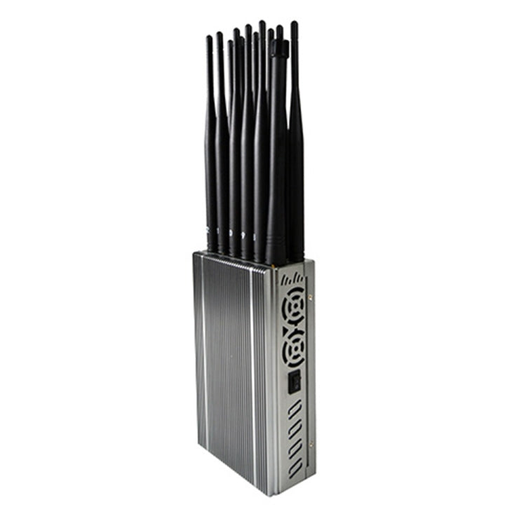 JAX-121A-12A 2G/3G/4G/5.8G/WIFI/GPS/LOJACK Mobile Signal Jammer with Remote Control, JAX-121A-12A