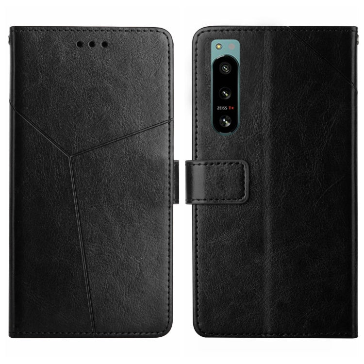 HT01 Y-shaped Pattern Flip Leather Phone Case