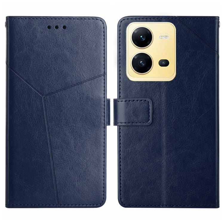 HT01 Y-shaped Pattern Flip Leather Phone Case