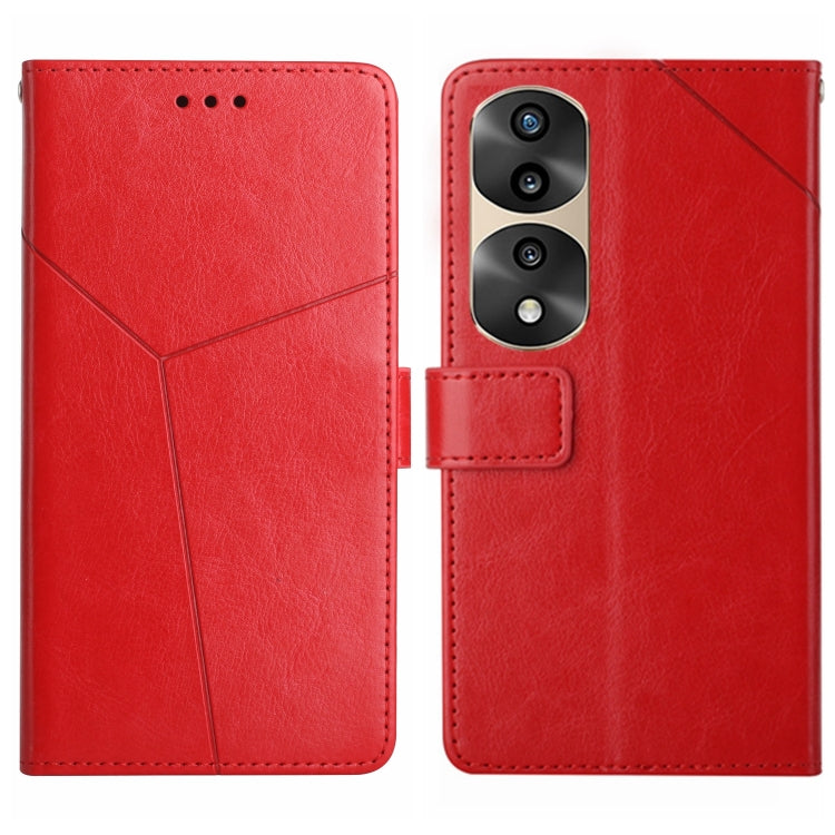 HT01 Y-shaped Pattern Flip Leather Phone Case