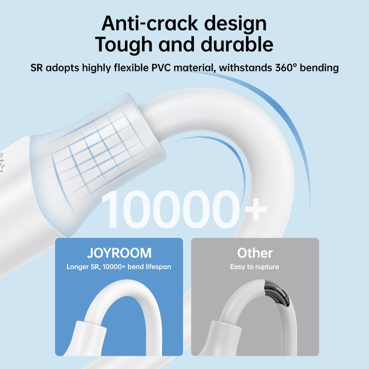 JOYROOM S-UL012A9 2.4A USB to 8 Pin Fast Charging Data Cable, 2m, 1m, 0.25m