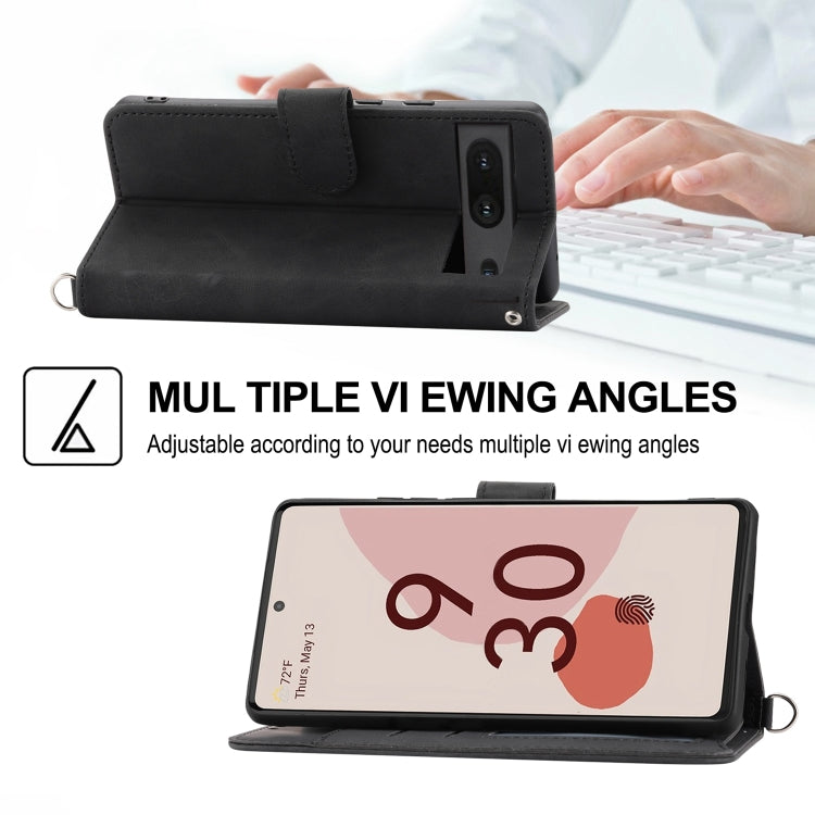 Skin-feel Flowers Embossed Wallet Leather Phone Case