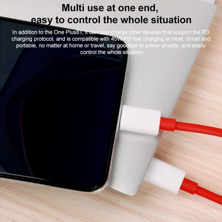 For OnePlus 9 Fast Charging Cable 65W 6A Dual Type-C Interface Charging Data Cable, Length:1m, Length:1.5m, Length:2m