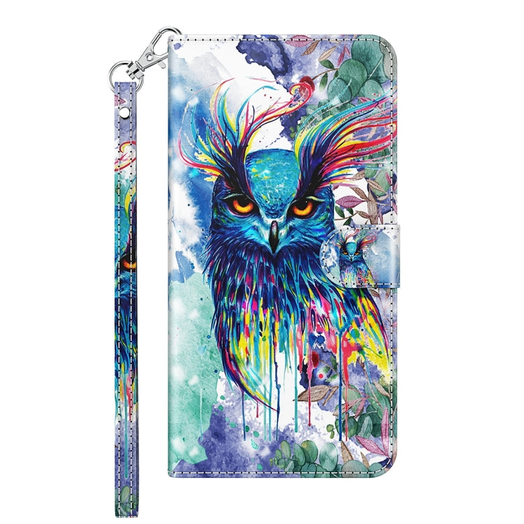 3D Painting Pattern TPU + PU Phone Case