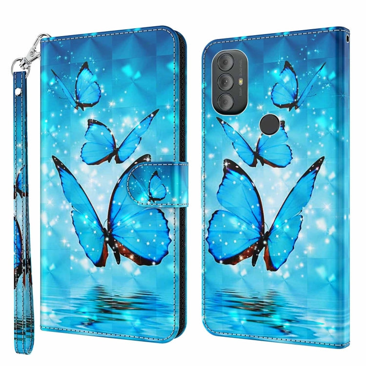 3D Painting Pattern TPU + PU Phone Case, For Motorola Moto G Power 2022, For Motorola Moto G Stylus 5G 2022, For OnePlus 10T, For Samsung Galaxy S23