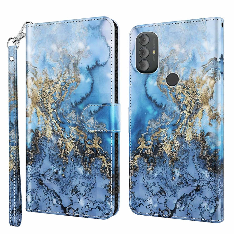 3D Painting Pattern TPU + PU Phone Case, For Motorola Moto G Power 2022, For Motorola Moto G Stylus 5G 2022, For OnePlus 10T, For Samsung Galaxy S23