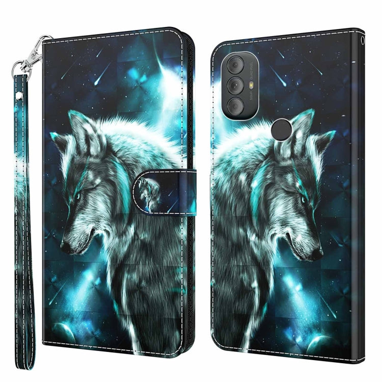 3D Painting Pattern TPU + PU Phone Case, For Motorola Moto G Power 2022, For Motorola Moto G Stylus 5G 2022, For OnePlus 10T, For Samsung Galaxy S23