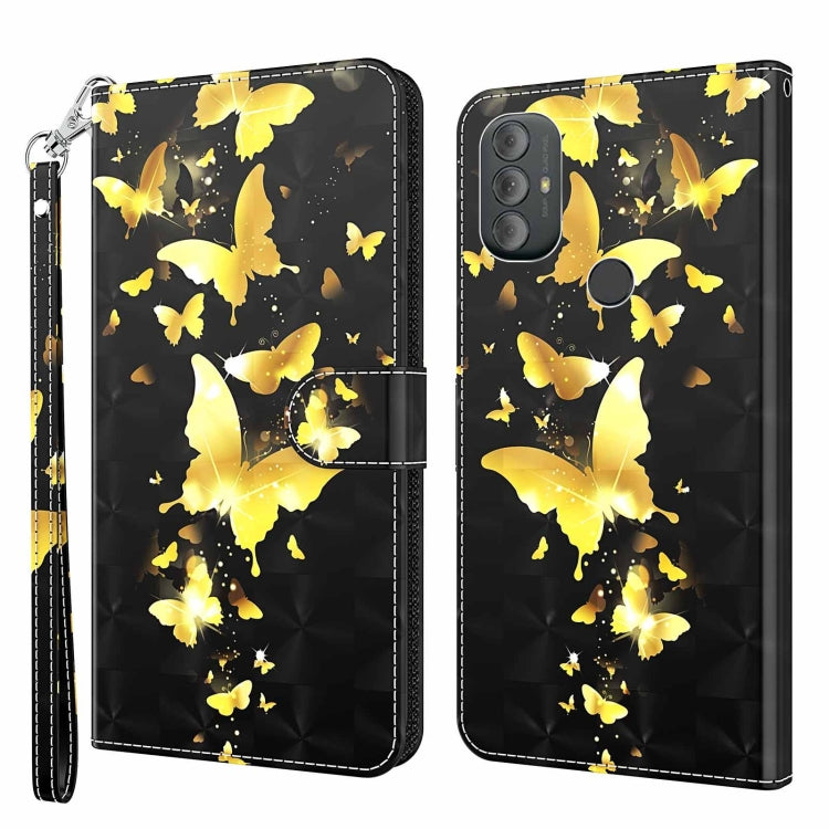 3D Painting Pattern TPU + PU Phone Case, For Motorola Moto G Power 2022, For Motorola Moto G Stylus 5G 2022, For OnePlus 10T, For Samsung Galaxy S23