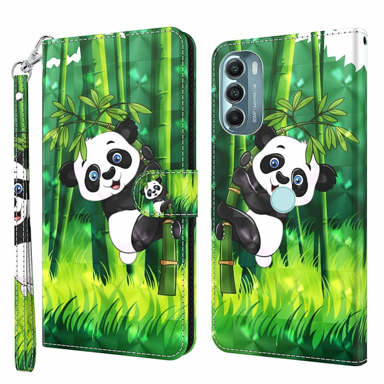 3D Painting Pattern TPU + PU Phone Case, For Motorola Moto G Power 2022, For Motorola Moto G Stylus 5G 2022, For OnePlus 10T, For Samsung Galaxy S23