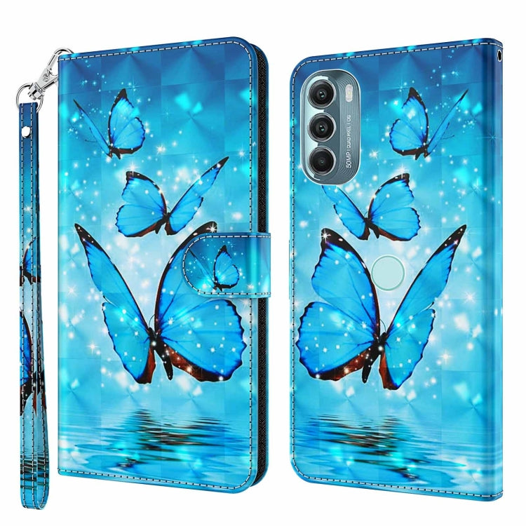 3D Painting Pattern TPU + PU Phone Case, For Motorola Moto G Power 2022, For Motorola Moto G Stylus 5G 2022, For OnePlus 10T, For Samsung Galaxy S23