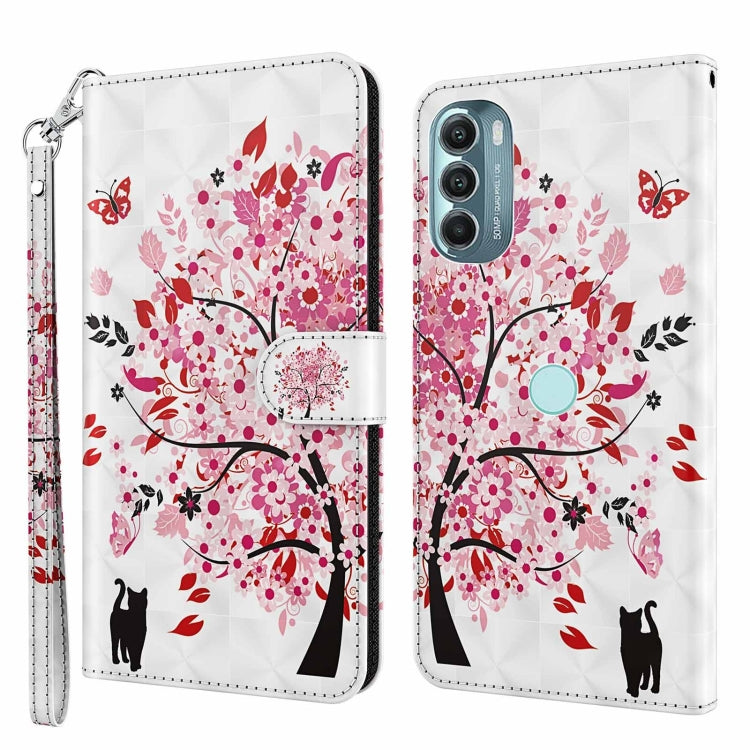 3D Painting Pattern TPU + PU Phone Case, For Motorola Moto G Power 2022, For Motorola Moto G Stylus 5G 2022, For OnePlus 10T, For Samsung Galaxy S23