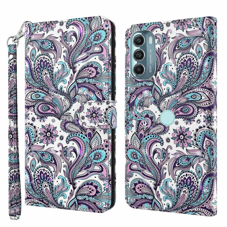 3D Painting Pattern TPU + PU Phone Case, For Motorola Moto G Power 2022, For Motorola Moto G Stylus 5G 2022, For OnePlus 10T, For Samsung Galaxy S23