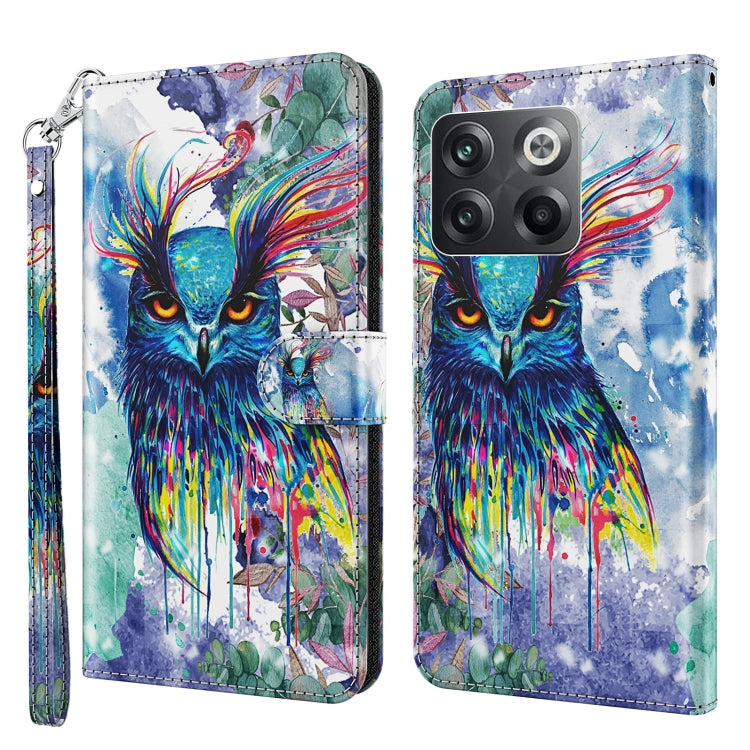 3D Painting Pattern TPU + PU Phone Case, For Motorola Moto G Power 2022, For Motorola Moto G Stylus 5G 2022, For OnePlus 10T, For Samsung Galaxy S23