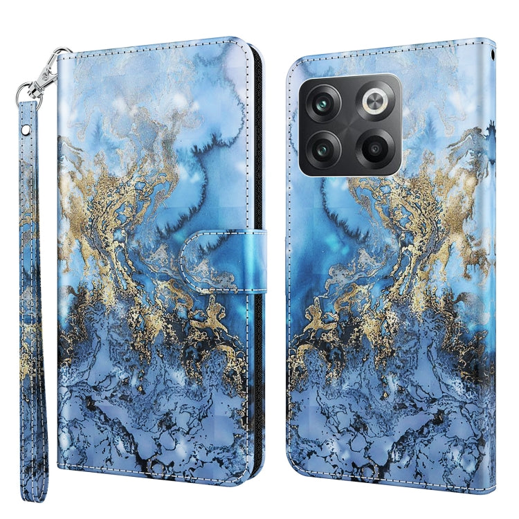 3D Painting Pattern TPU + PU Phone Case, For Motorola Moto G Power 2022, For Motorola Moto G Stylus 5G 2022, For OnePlus 10T, For Samsung Galaxy S23