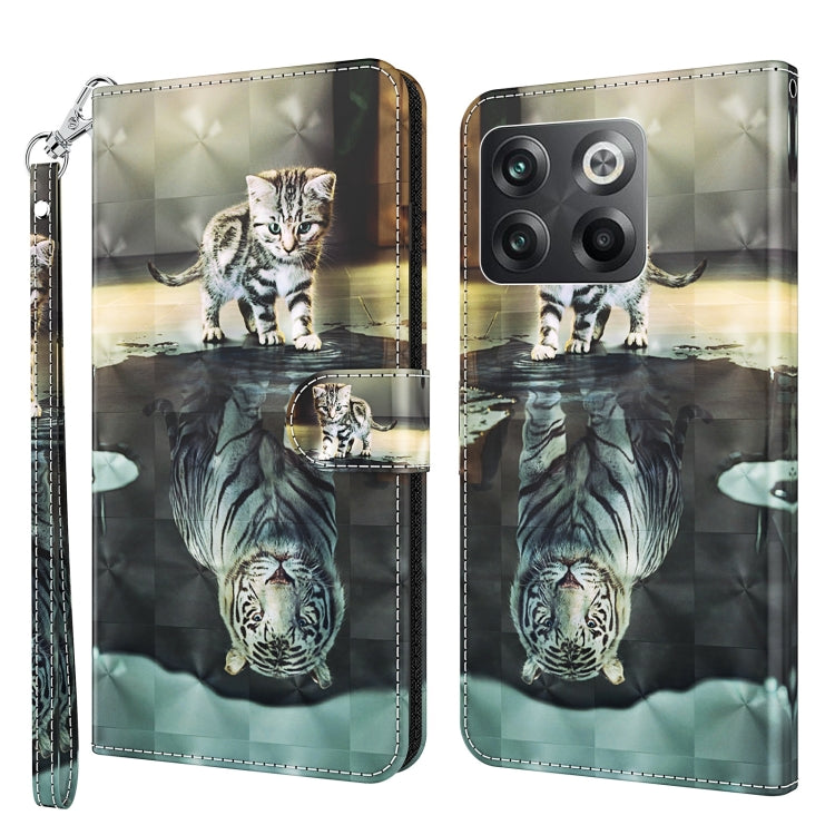 3D Painting Pattern TPU + PU Phone Case, For Motorola Moto G Power 2022, For Motorola Moto G Stylus 5G 2022, For OnePlus 10T, For Samsung Galaxy S23