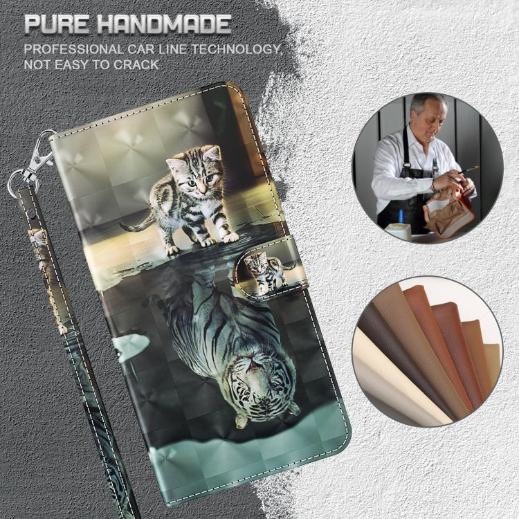 3D Painting Pattern TPU + PU Phone Case