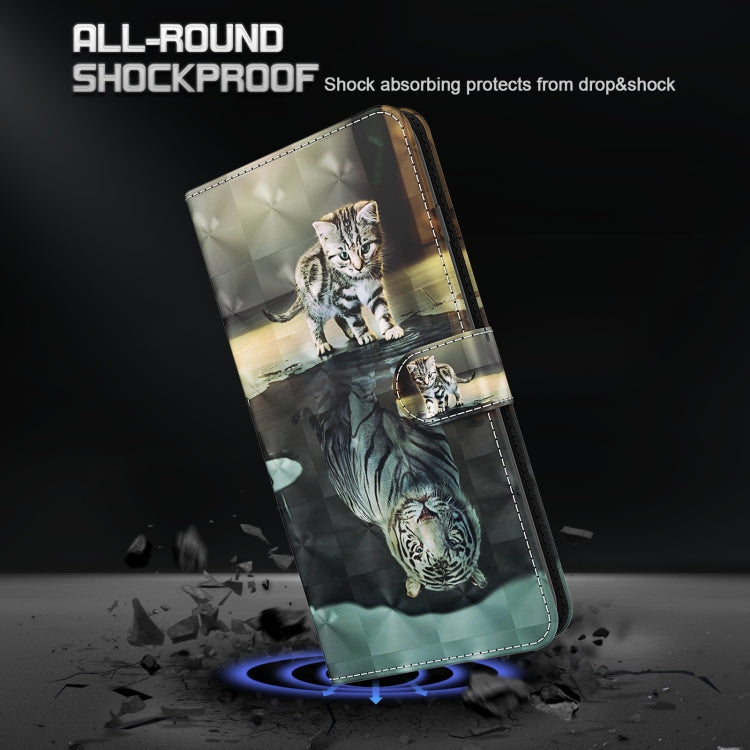 3D Painting Pattern TPU + PU Phone Case