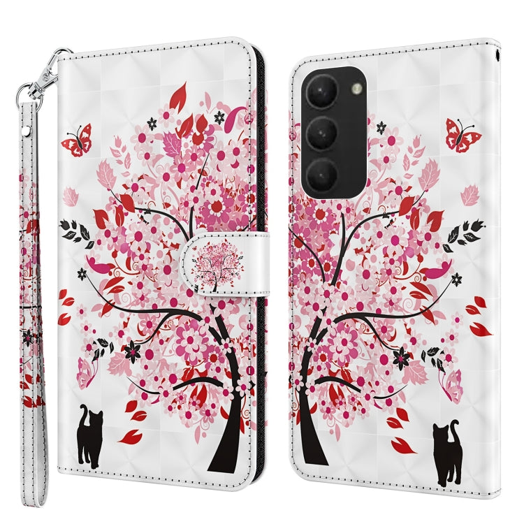 3D Painting Pattern TPU + PU Phone Case, For Samsung Galaxy S23+ 5G, For Samsung Galaxy S23 ultra 5G