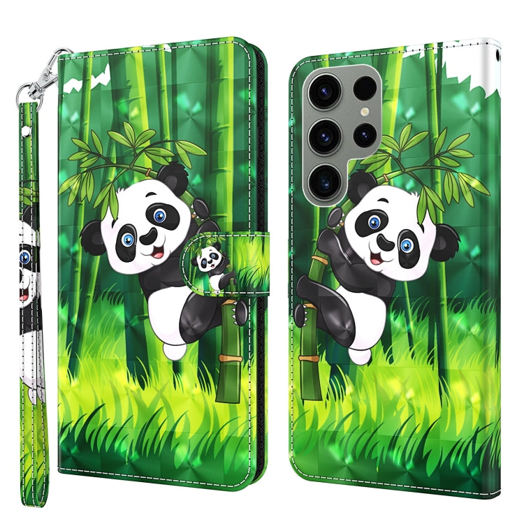 3D Painting Pattern TPU + PU Phone Case, For Samsung Galaxy S23+ 5G, For Samsung Galaxy S23 ultra 5G