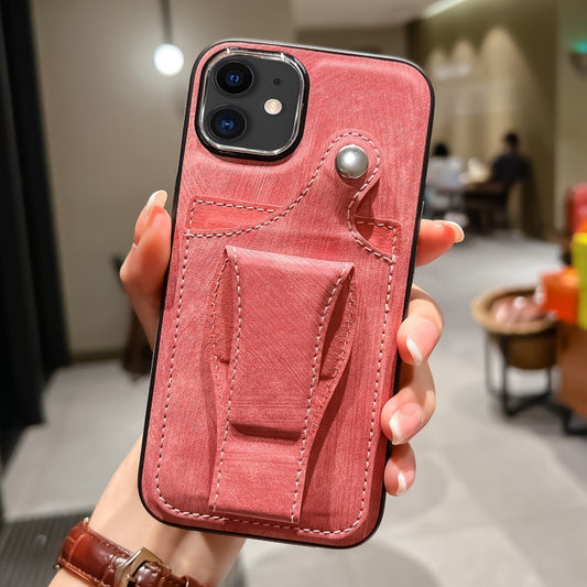 Side Leather Rotation Card Holder Phone Case, For iPhone 11
