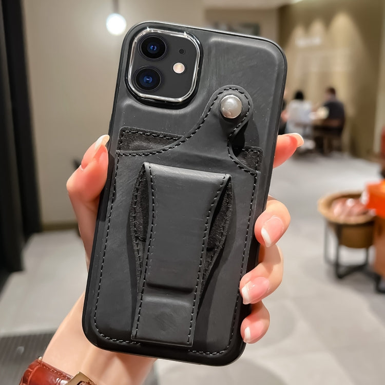 Side Leather Rotation Card Holder Phone Case, For iPhone 11