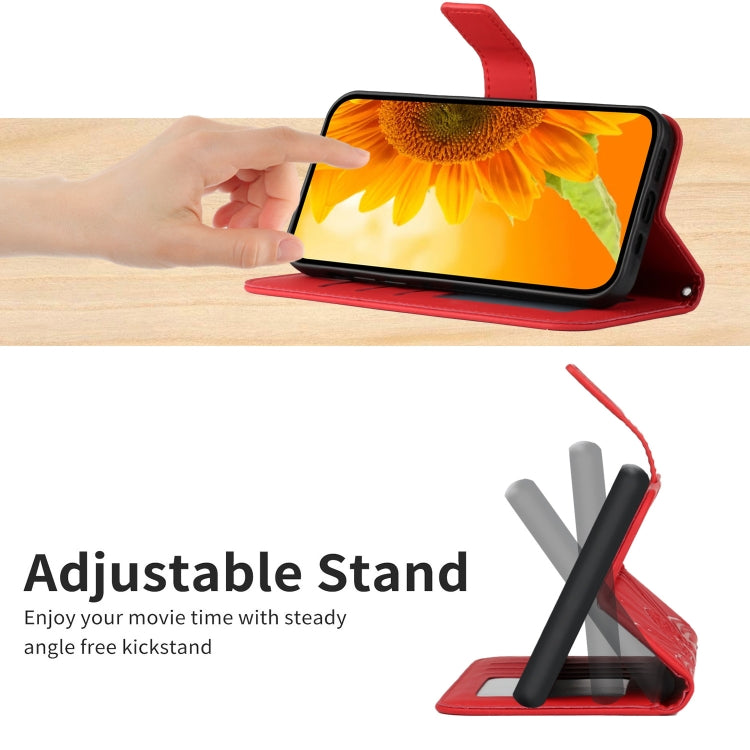 Skin Feel Sun Flower Pattern Flip Leather Phone Case, For iPhone 11 Pro Max, For iPhone 12 mini
