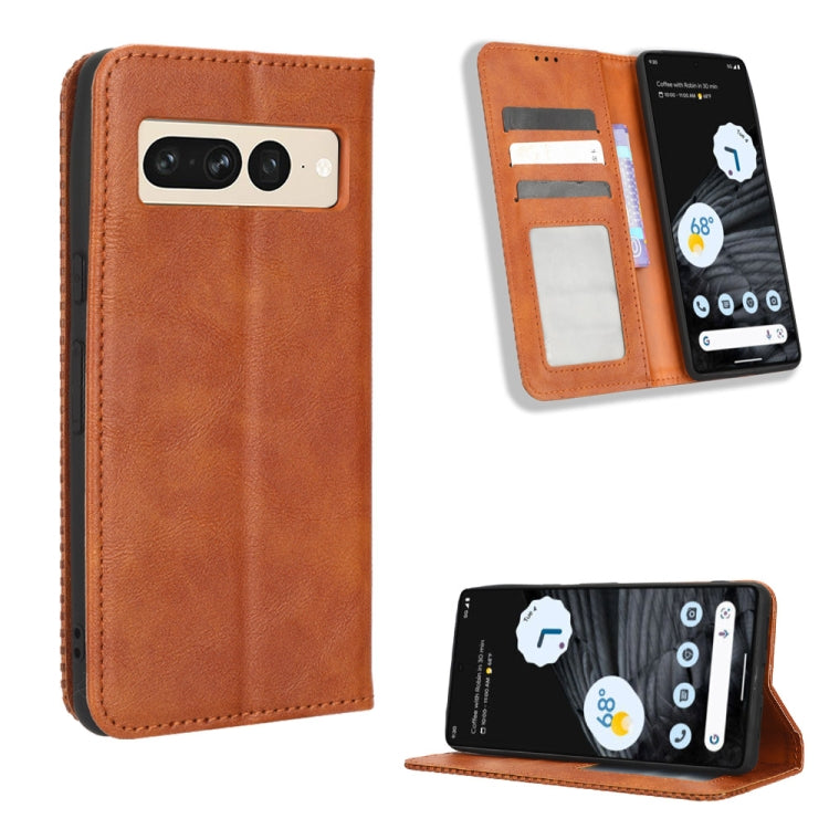 Magnetic Buckle Retro Texture Leather Phone Case, For Infinix Hot 12 Pro X668C, For Infinix Note 12 5G / Note 12 Pro 5G, For Google Pixel 7 Pro 5G, For Google Pixel 7 5G, For Xiaomi Redmi A1, For Huawei Mate 50 Pro, For Huawei Mate 50, For Cubot Pocket