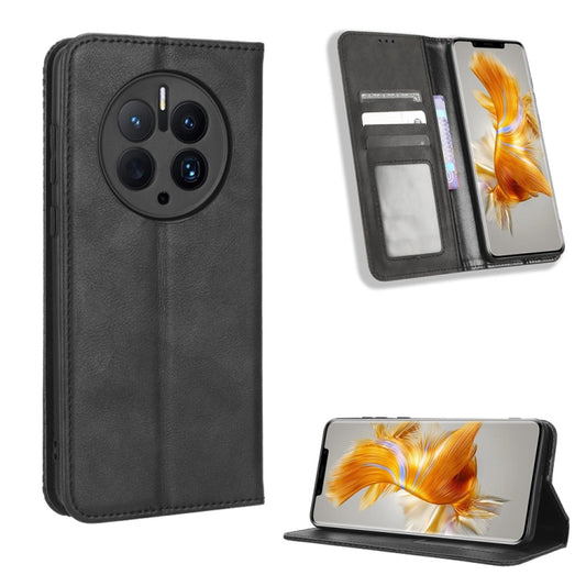 Magnetic Buckle Retro Texture Leather Phone Case