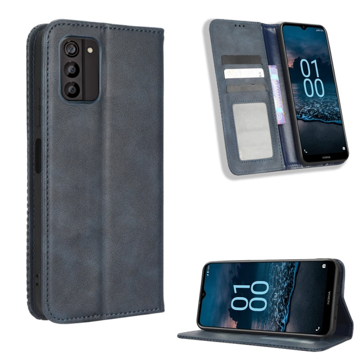 Magnetic Buckle Retro Texture Leather Phone Case, For Blackview BV7100, For Blackview OSCAL C80, For Nokia G60 5G, For Nokia G100, For Nokia G400, For Oukitel C31, For Oukitel WP19, For Honor 70 5G