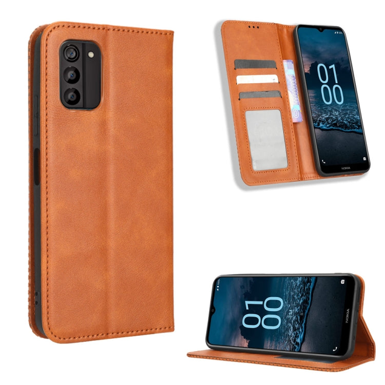 Magnetic Buckle Retro Texture Leather Phone Case, For Blackview BV7100, For Blackview OSCAL C80, For Nokia G60 5G, For Nokia G100, For Nokia G400, For Oukitel C31, For Oukitel WP19, For Honor 70 5G