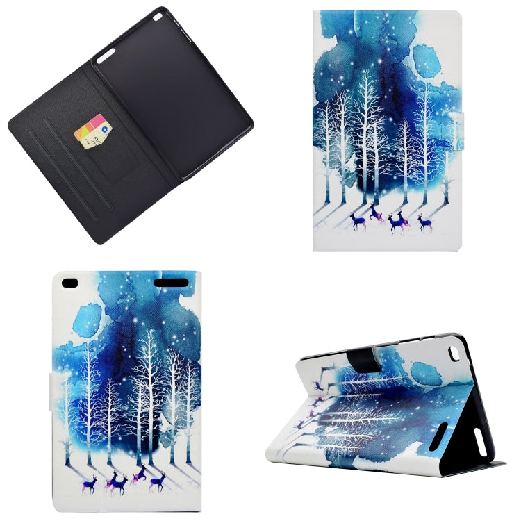 Electric Pressed Left Right Flat Feather Case with Sleep Function Pen Cover & Card Slot & Holder, For Huawei T1-A21W (9.6), For Huawei T3-7.0, For Huawei T3-10.0, For Galaxy Tab A 8.0 & S Pen, For Galaxy Tab A 10.1, For Galaxy Tab S5e T720