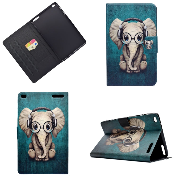 Electric Pressed Left Right Flat Feather Case with Sleep Function Pen Cover & Card Slot & Holder, For Huawei T1-A21W (9.6), For Huawei T3-7.0, For Huawei T3-10.0, For Galaxy Tab A 8.0 & S Pen, For Galaxy Tab A 10.1, For Galaxy Tab S5e T720