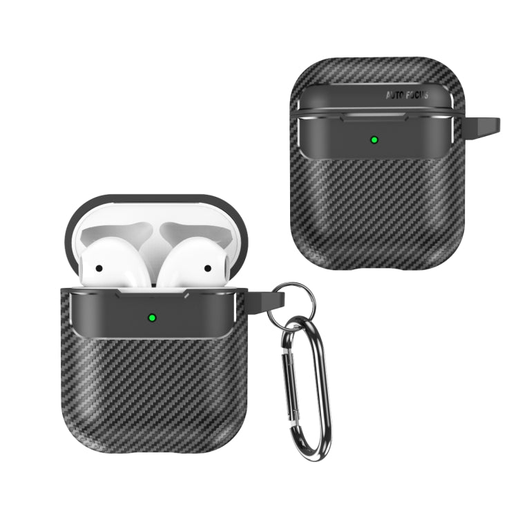 Carbon Fiber Texture Anti-fall Earphone Protective Case, For AirPods 1 / 2, For AirPods 3, For AirPods Pro 2, For AirPods Pro